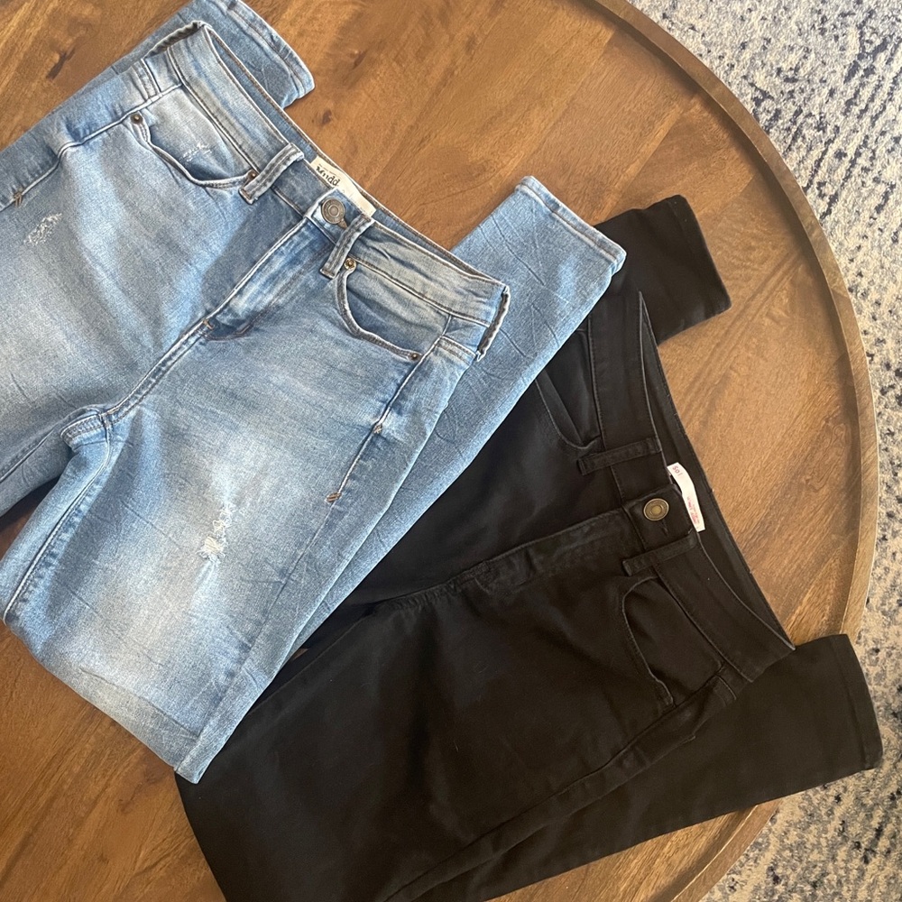 High-Rise Denim SO and MUDD Jeggings, bundle of two, size 3